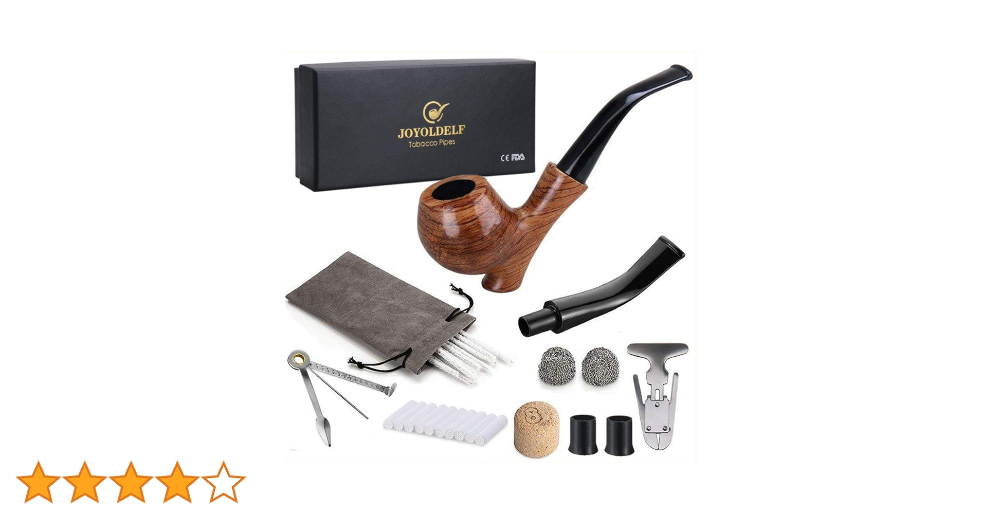 Amazon | Joyoldelf 喫煙パイプ 喫煙具セット タバコパイプ 煙管